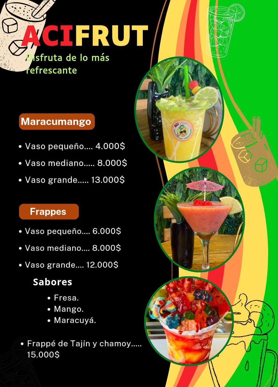 Frappes y Maracumango